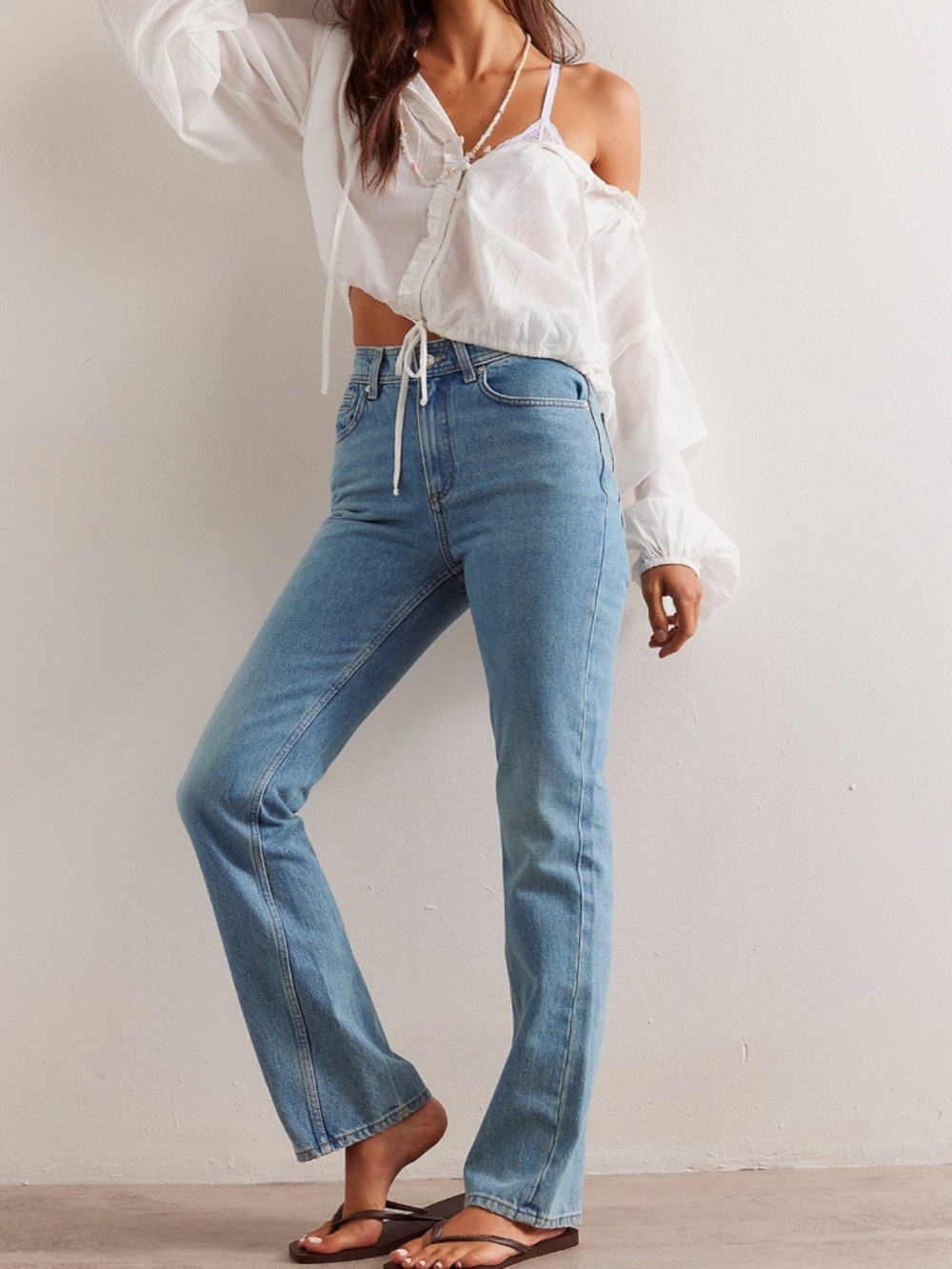 WE THE FREE XENA SLIM STRAIGHT JEANS